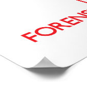 保静で法医心理学者を愛する ポスター (角)