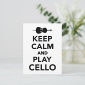 保静で遊チェロ ポストカード (スタンド正面)