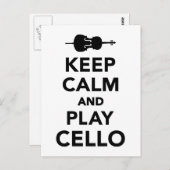 保静で遊チェロ ポストカード (正面/裏面)