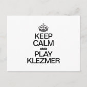 保静で遊KLEZMER ポストカード (正面)