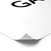 保静で集中する ポスター (角)