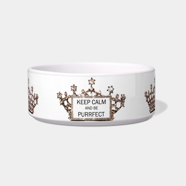 保静で"PURRFECT" ボウル (正面)
