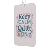 保静とキルトオンヴィンテージ裁縫恋人デザイン カーエアーフレッシュナー (左)