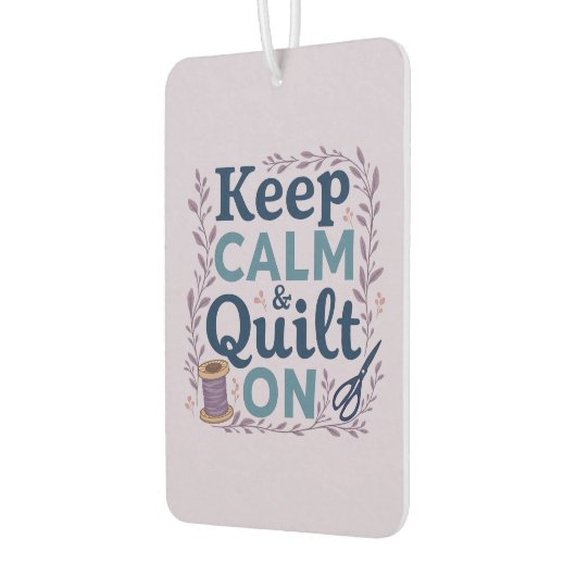 保静とキルトオンヴィンテージ裁縫恋人デザイン カーエアーフレッシュナー (左)