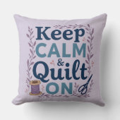 保静とキルトオンヴィンテージ裁縫恋人デザイン クッション (正面)