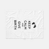 保静と与え誕生 フリースブランケット (正面(横))