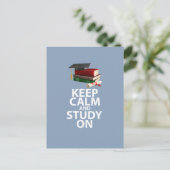 保静と勉強オンオリジナルやる気を起こさせるプリント ポストカード (スタンド正面)