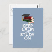 保静と勉強オンオリジナルやる気を起こさせるプリント ポストカード (正面/裏面)