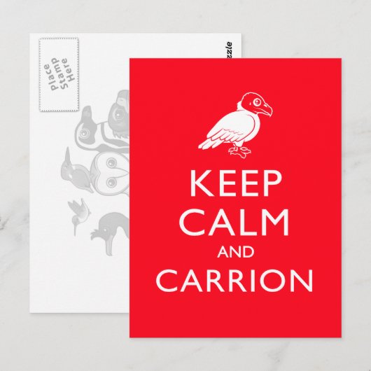 保静と腐肉 ポストカード (正面/裏面)