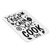 保静と調理師オン引用文タイポグラフィ マグネット (右側)