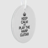 保静と遊ハープギター オーナメント (正面)