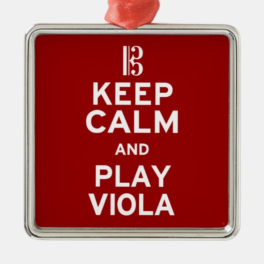 保静と遊Viola メタルオーナメント (正面)