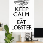 保静と食べロブスター ポスター (ホームオフィス)