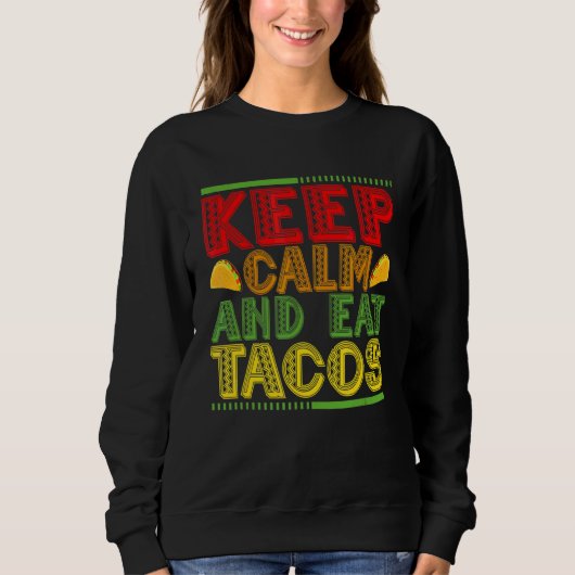 保静と食べTacos スウェットシャツ (正面)