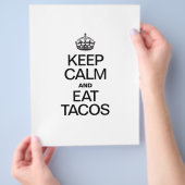 保静と食べTACOS チラシ (手)