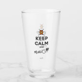 保静とmackS!!!ガラスコップ タンブラーグラス (裏面)