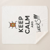 保静とmackS!!! シェルパブランケット (正面(横))