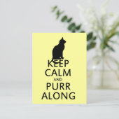 保静とPURR ポストカード (スタンド正面)