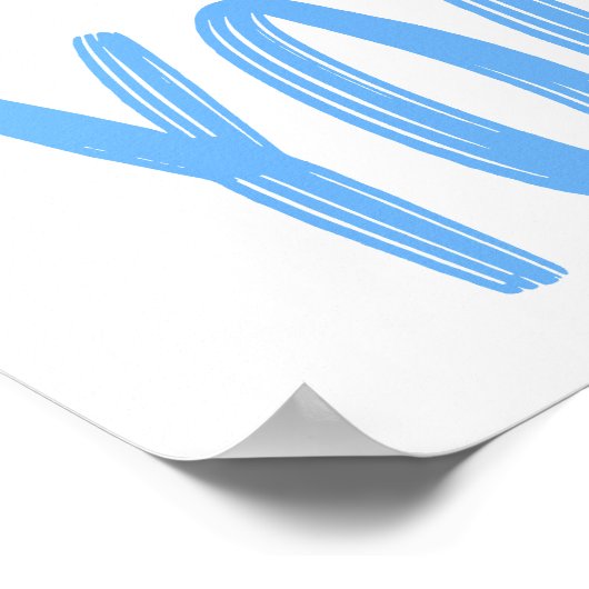 保静にヨガ ポスター (角)