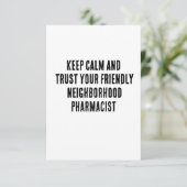 保静に自分の近所のphaを信フレンドリー頼する サンキューカード (スタンド正面)