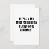 保静に自分の近所のphaを信フレンドリー頼する サンキューカード (正面/裏面)