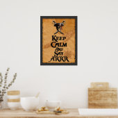 保静に言う ポスター (キッチン)