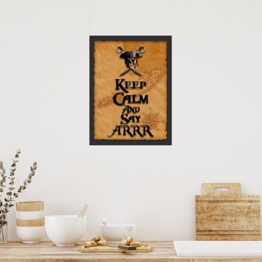 保静に言う ポスター (キッチン)