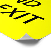 保静イエローパンポスター放射能標識 ポスター (角)