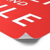 保静スマイル顔ポスター ポスター (角)