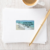 保静考えとビーチ ラベル (インサイチュ)