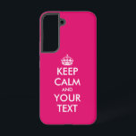 保静運とオンのミームカスタムピンク SAMSUNG GALAXY S22ケース<br><div class="desc">静保運とオンミームネオンピンクカスタムクサムスンギャラクシーS22ケース。自分の穏やかなパーソナライズされた保引用文を作る。ピンクまたはカスタム背景色。おもしろいテンプレートタイポグラフィとモダン王女の王冠とのデザイン。色は変更できる。</div>