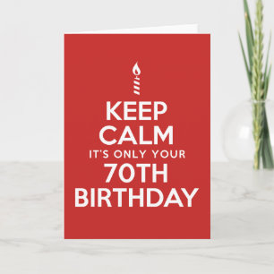 保静70誕生日(内空白の側) カード