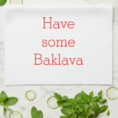 保静 – バクラバ キッチンタオル (折り畳み)