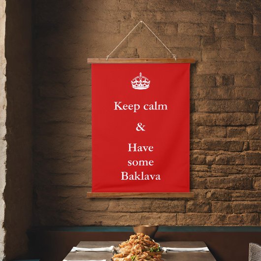 保静 – バクラバ 吊り下げ型タペストリー