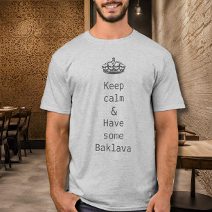 保静 – バクラバ – 灰色 Tシャツ