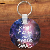 保静#yoloスワッグ キーホルダー (正面)
