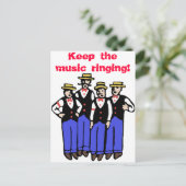 保音楽が鳴る! ポストカード (スタンド正面)