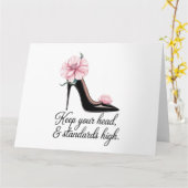 保頭と標準の高いココシャネル カード (黄色い花)