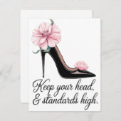 保頭と標準の高いココシャネル シーズンカード (正面/裏面)