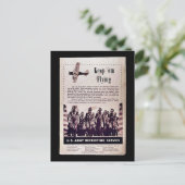 保飛んでいる ポストカード (スタンド正面)