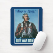 保飛んでいる~Tuskeege Airman マウスパッド (マウス)