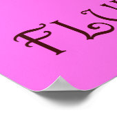 保飛んでいるCalm and Love Pigsのファンタジーポスター ポスター (角)