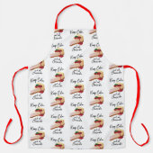 保食べの女の子を冷静に扱う エプロン (正面)