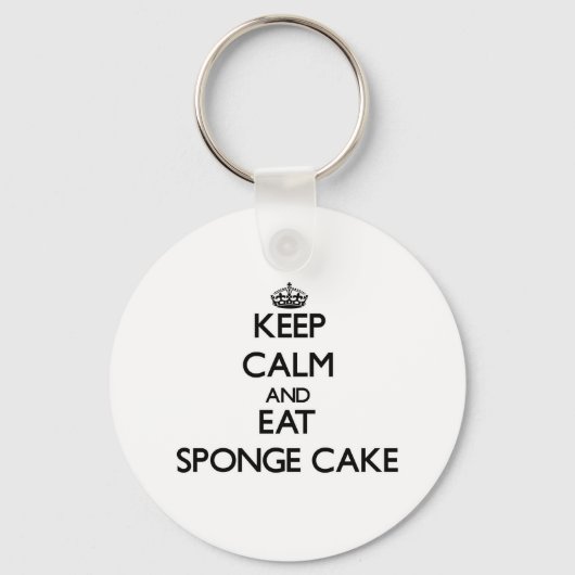 保食べスポンジケーキ キーホルダー (正面)