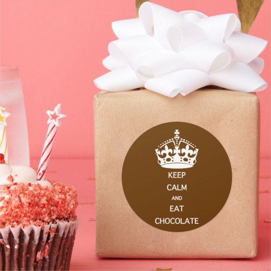 保食べチョココ ラウンドシール (パーティー)