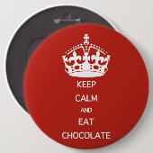 保食べチョココ 缶バッジ (正面&裏面)