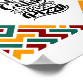 保食べピザ ポスター (角)