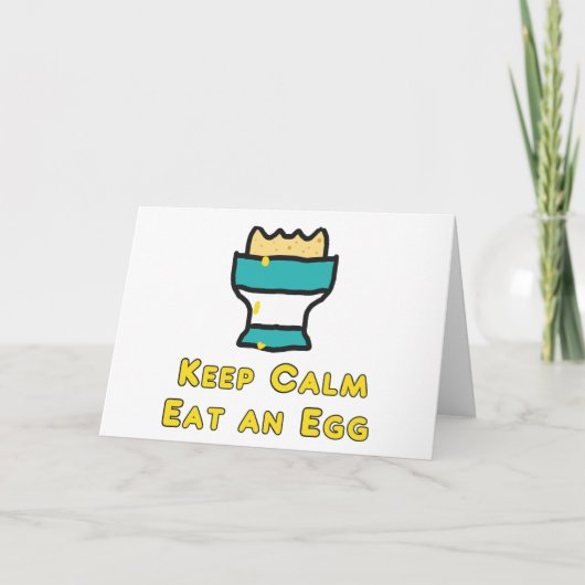 保食べ卵を冷ます カード (正面)