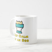 保食べ卵を冷ます コーヒーマグカップ (正面左)