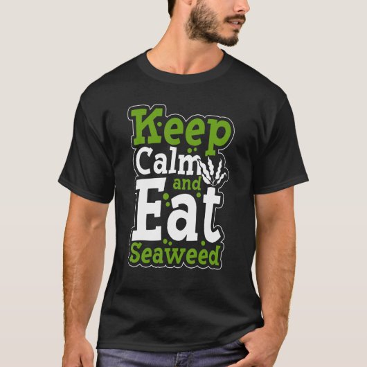 保食べ水のベジタリアンビーガン食品 Tシャツ (正面)